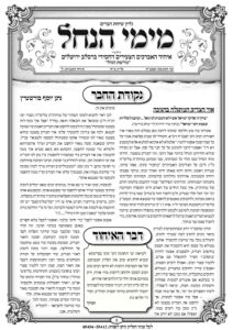עלון מימי הנחל 28