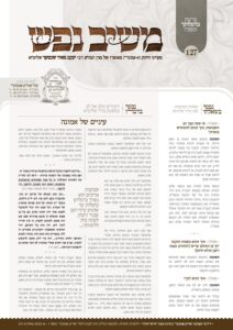 משיב נפש – בהעלותך תשפ"ו