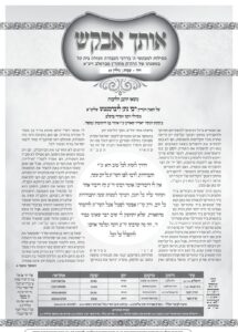 אותך אבקש 19 – ויחי שמות תשפה