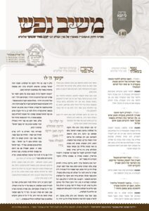 משיב נפש – כי תבוא תשפ"ו